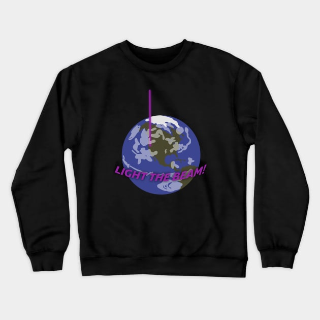 Light The Beam! Crewneck Sweatshirt by rattraptees